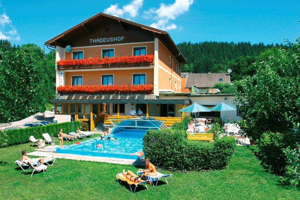 Hotel Restaurant Thadeushof Techelsberg Exterior foto